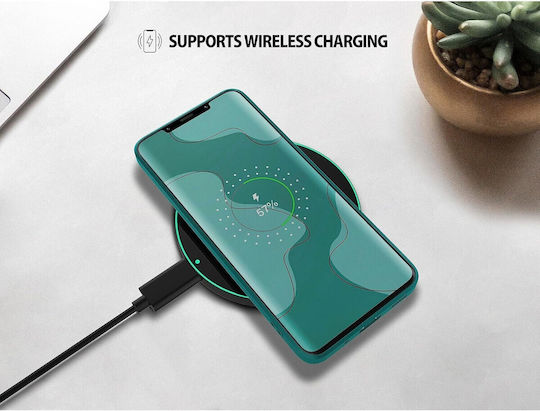 Silikon Umschlag Rückseite Grün Huawei Mate 50 Pro