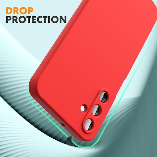 Back Cover Σιλικόνης Κόκκινο (Galaxy A15)
