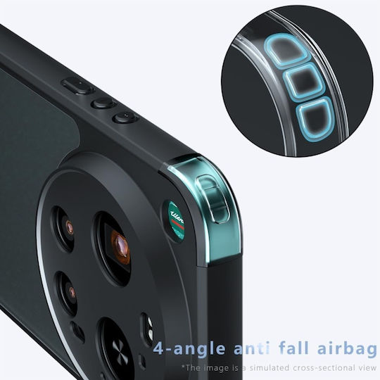 Back Cover Din Silicon Negru (Xiaomi 17 Ultra)