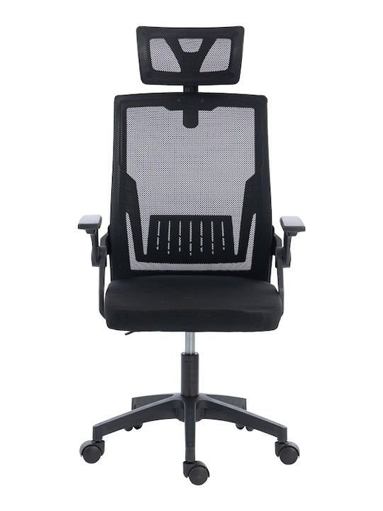 Pakketo Plymot Office Chair With Adjustable Arms Black