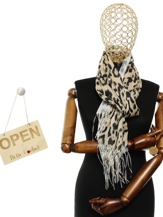 ButicCochet Women's Beige Shawl