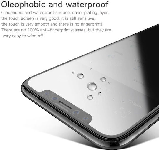 Privacy Ματ Screen Protector Μαύρο (iPhone 14 Pro Max)