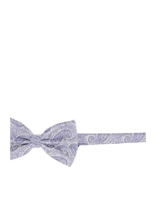 Set De 3 Piese Cravată Papillon Butoni De Manșetă Batistă De Buzunar Bărbați ButicCochet Violet Setp300