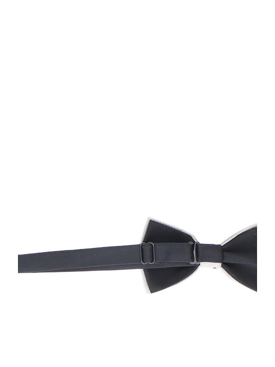 Men's Bow Tie Buticcochet Made Synthetic Material 7x12 Cm Dotted Pattern Gray Pap324