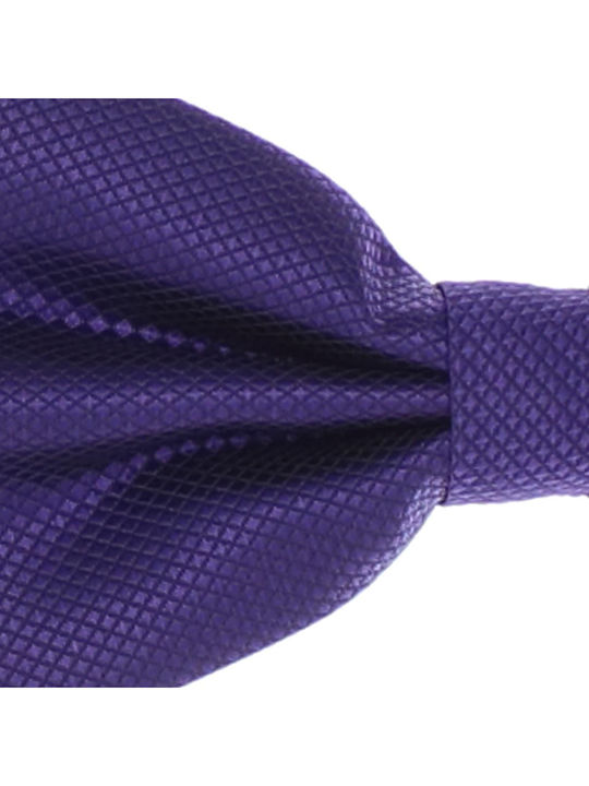 Cravată Papillon Bărbați ButicCochet Material Sintetic 7x12 Cm Violet Închis Pap355