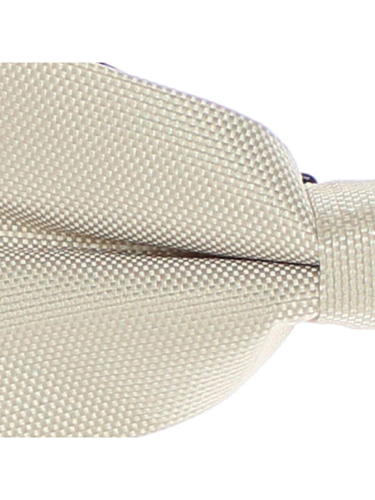 Cravată Papillon Bărbați ButicCochet Din Material Sintetic 7x12 Cm Bej Deschis Pap360