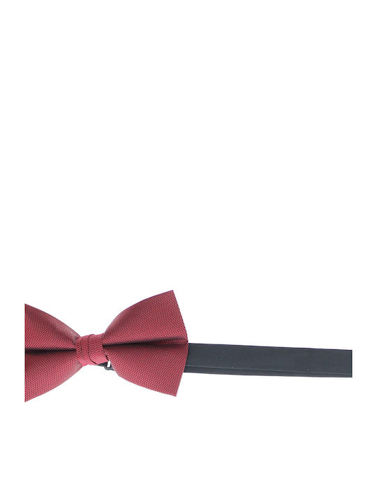 Men's Bow Tie Buticcochet Synthetic Material 7x12 Cm Polka Dot Pattern Burgundy Pap318