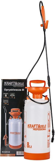 Kraft & Dele Pulverizator Cu Presiune Cu Capacitate 8lt