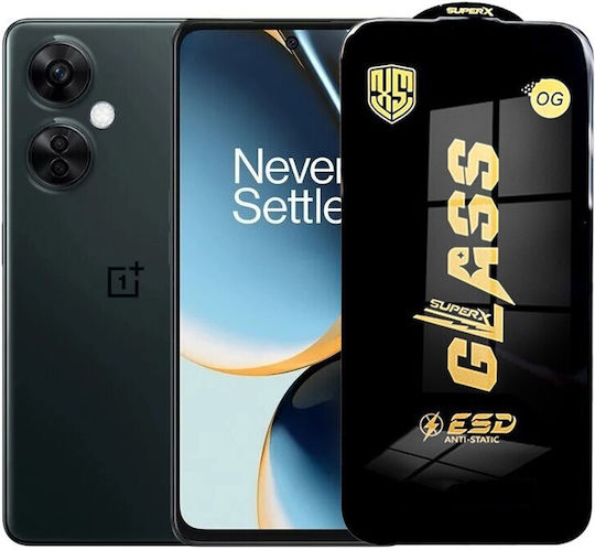 0.35mm Screen Protector Μαύρο (OnePlus Nord CE)