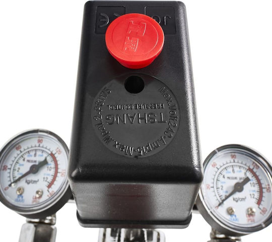 Compressor Pressure Switch Quick Connectors Pressure Gauges Kraft&dele Kd2176 230 V 8 Bar Pressure Adjustment