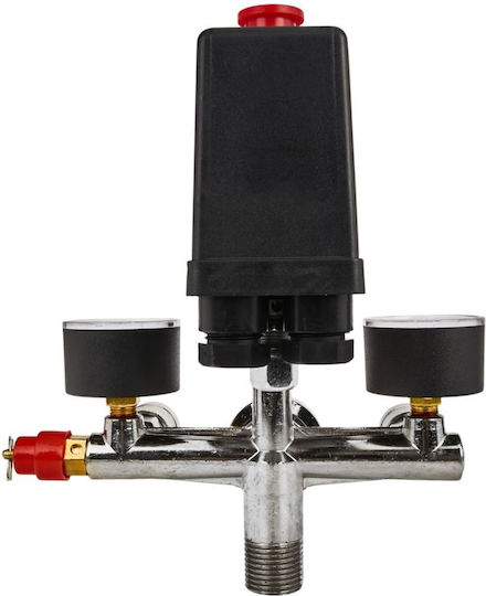 Compressor Pressure Switch Quick Connectors Pressure Gauges Kraft&dele Kd2176 230 V 8 Bar Pressure Adjustment