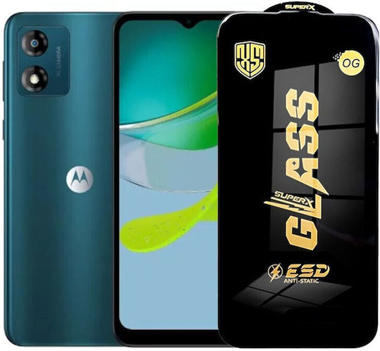 0.35mm Защитен Екран Черен Moto E13