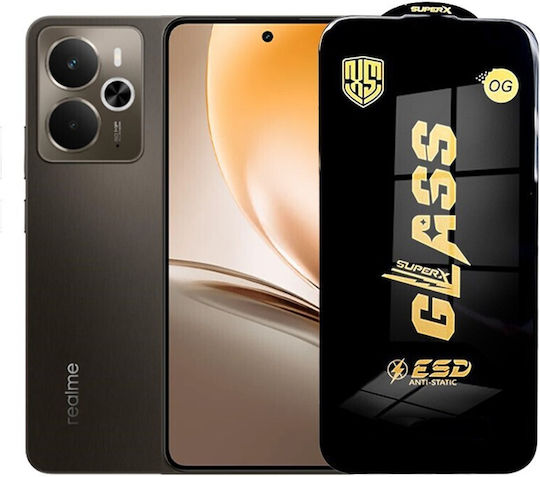 0.35mm Screen Protector Μαύρο (Realme 14)