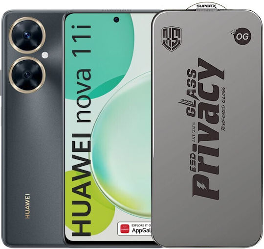 0.3mm Datenschutz Displayschutzfolie Schwarz Huawei Nova 11i