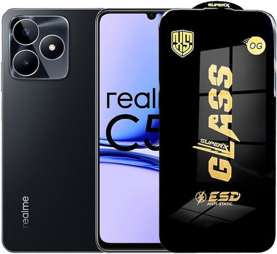 Folie Protectie Ecran Negru 0.35mm Realme C53