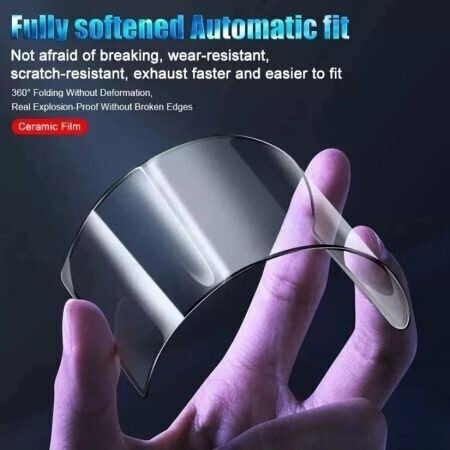 2.5D 0.33mm Ceramic Screen Protector Μαύρο (iPhone 17 / 17 Pro / 16 Pro)