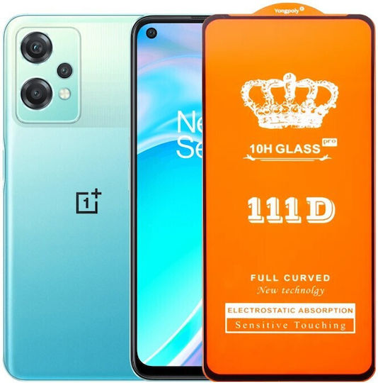 0.3mm Gehärtetes Glas Schwarz (OnePlus Nord CE 2 Lite)