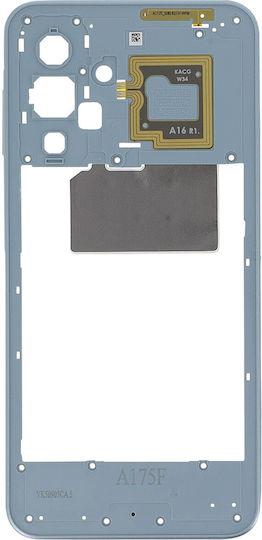 Clappio Replacement Central Chassis Samsung Galaxy A17 4g Light Blue