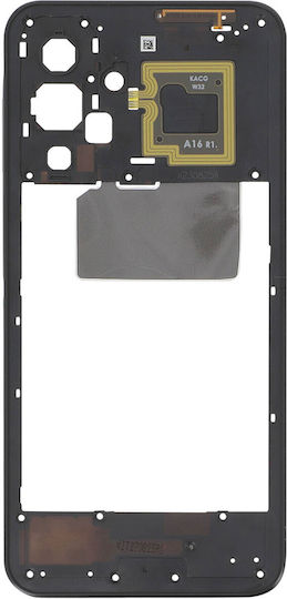 Samsung Cadru Central Galaxy A17 4g Structură Durabilă Pachet Serviciu Negru