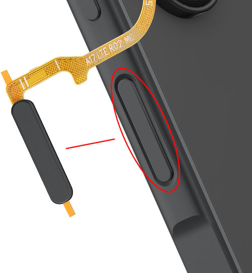 Clappio Ersatzkabel Für Fingerabdruck Leser Galaxy A17 4g Schwarz