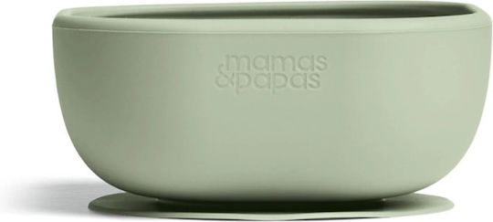 Mamas & Papas Σετ Φαγητού από Σιλικόνη με Αντιολισθητική Βάση Πράσινο 5τμχ