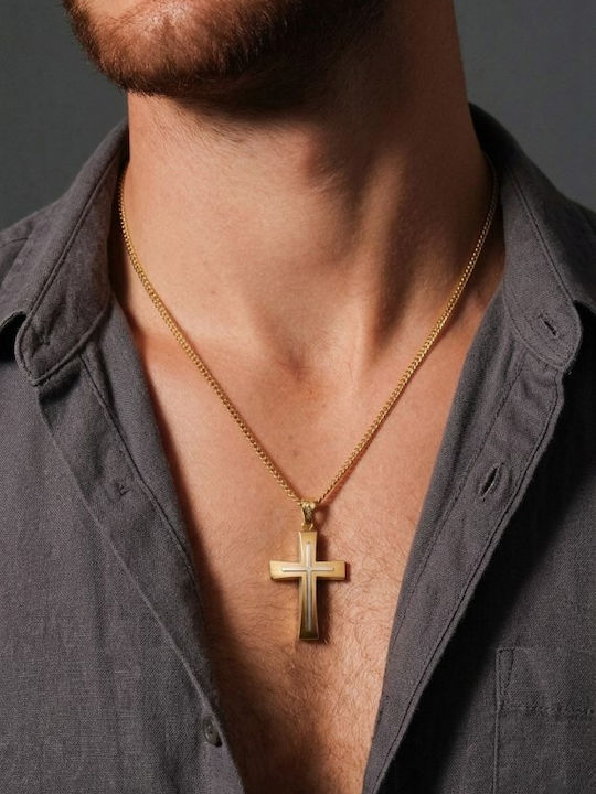 Papadopoulos Gold Χρυσός Σταυρός 14Κ