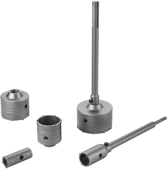 Kraft&dele Kd12640 Set Găuri Pentru Beton 30-100 Mm 9 Bucăți
