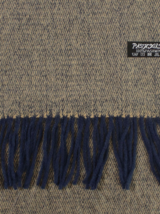 Herrenschal Wolle Beige