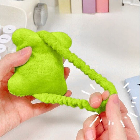 Hand Rest Flippy Wrist Cushion Elastic Band Mouse Soft 7.5 X 7 Cm Green