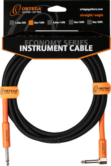Ortega Oeci-10 Instrument Cable 3m Shielded Black-orange Durable