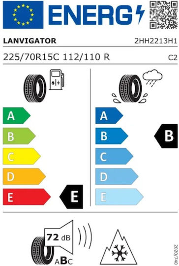 225/70R15 112/110R Anvelopă Iarnă Pentru Camion Ușor Tip