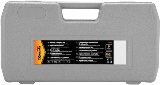 Sparta Pipe Threading Kit 9 Pieces