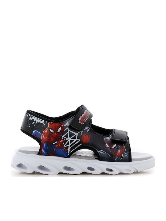 Kindersandalen mit Bügel- und Schleifenverschluss Schwarz