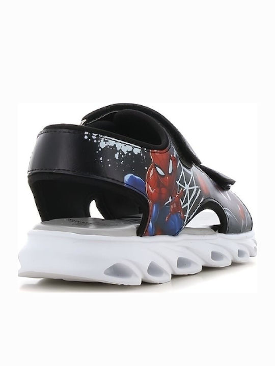 Kindersandalen mit Bügel- und Schleifenverschluss Schwarz