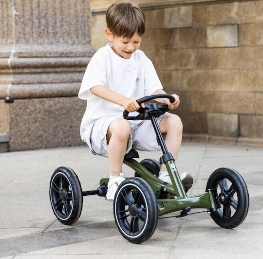 Go-Kart Einsitzer mit Pedal Inspiriert Schwarz für 5+ Jahre