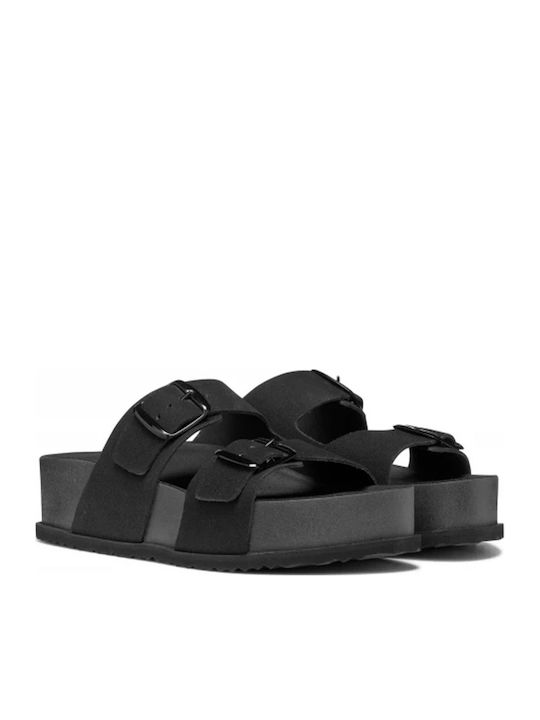 Sandybett Leather Women's Anatomic Sandals Black