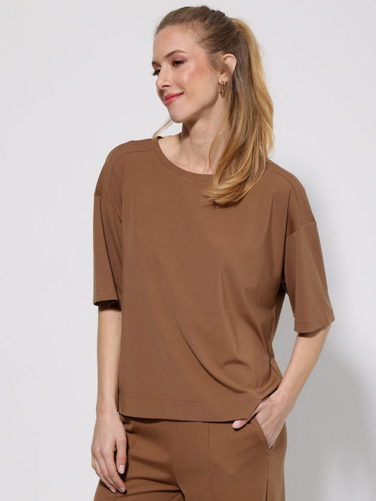 Women's Brown T-shirt