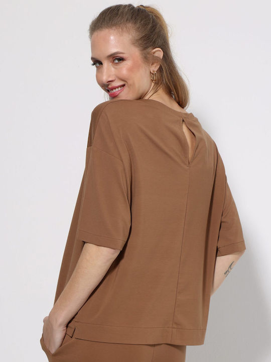 Women's Brown T-shirt