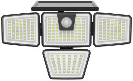 Modee Lighting Στεγανός Ηλιακός Προβολέας LED με Αισθητήρα Κίνησης IP44