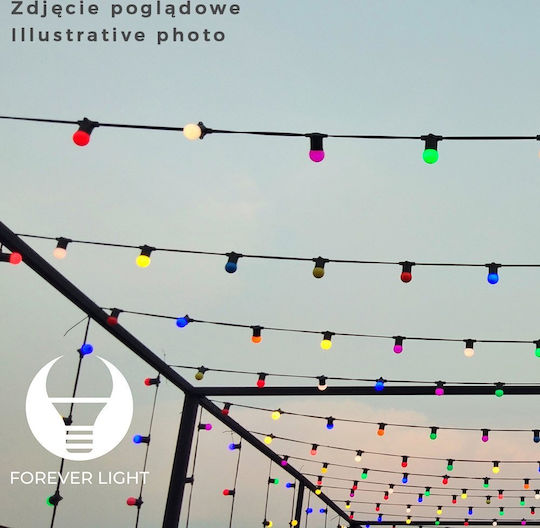 Forever Light Λάμπες LED 2W για Ντουί E27 και Σχήμα G45 Πορτοκαλί 5τμχ