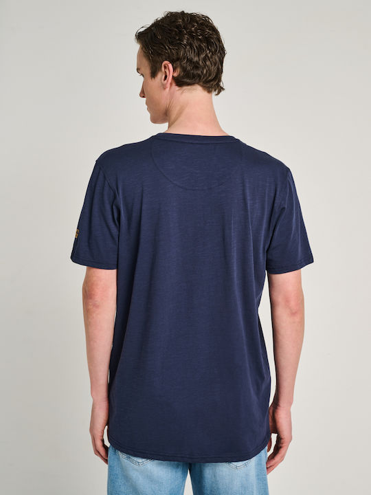 T-shirt Navy Μπλε