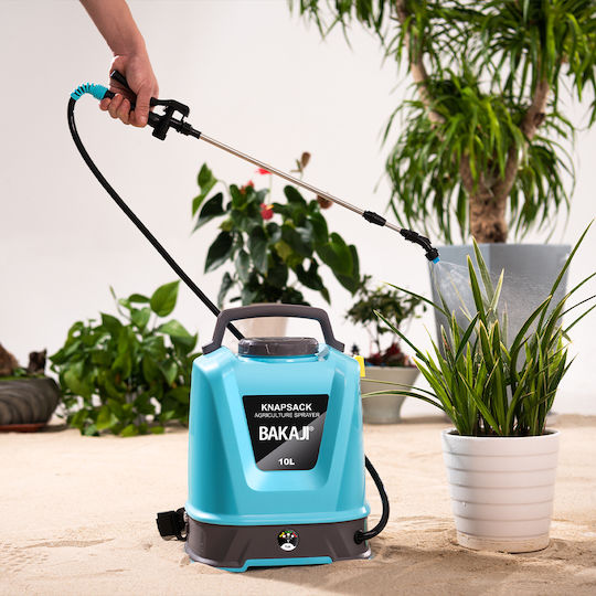 Bakaji Backpack Battery Sprayer with 10lt Capacity in Blue Colour