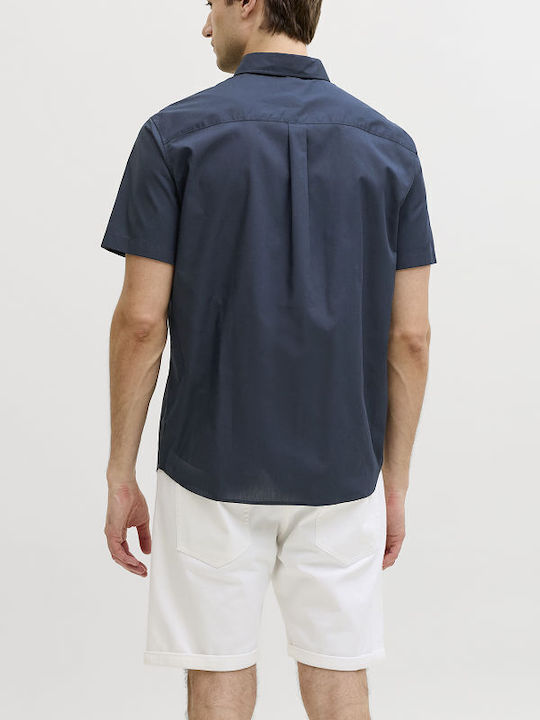 Short Sleeve Shirt Navy Blue