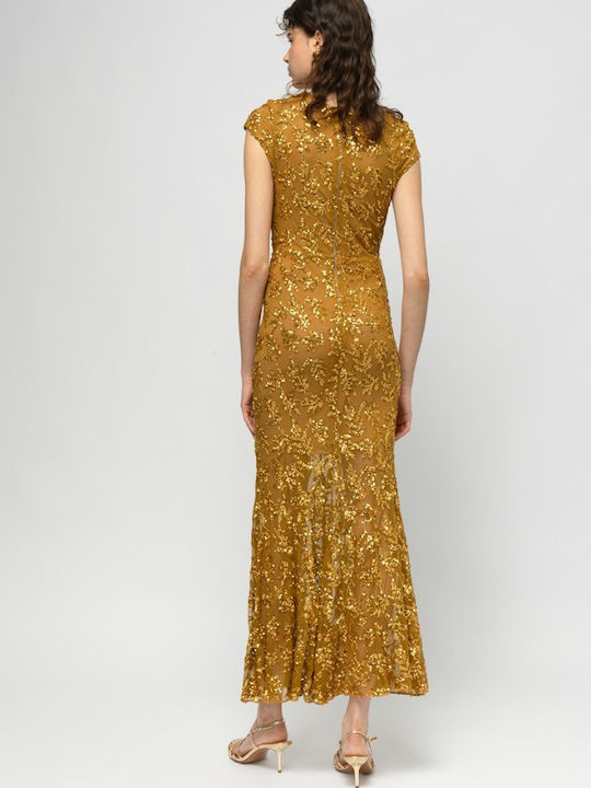 Maxi Abendkleid Gold