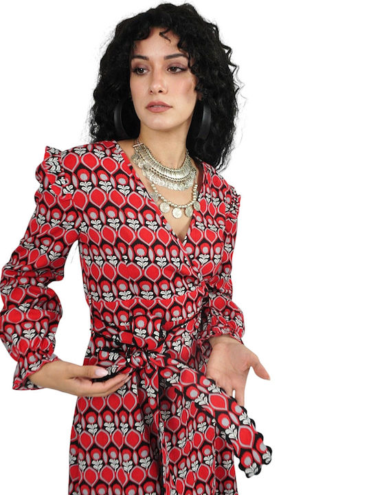 Midi Dress Red
