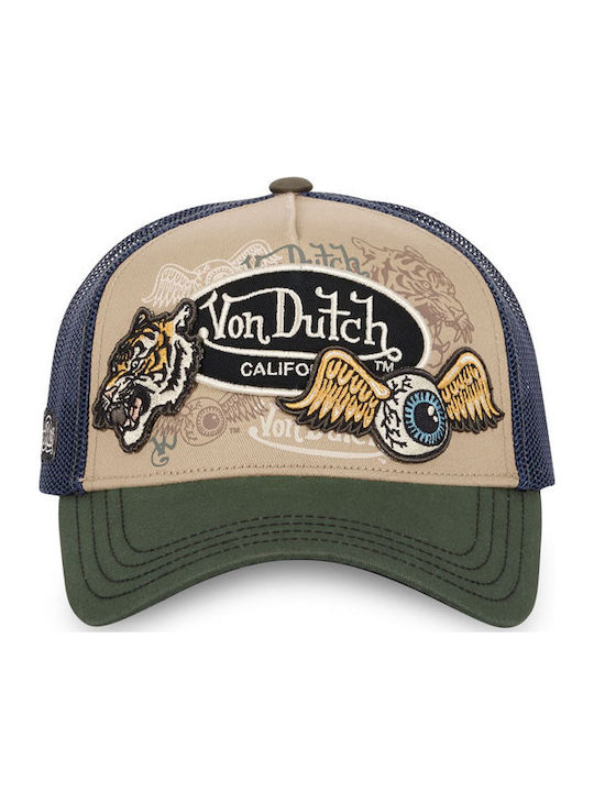 Von Dutch Jockey Patches 07 Cap Olive Navy