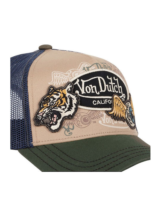 Von Dutch Jockey Patches 07 Cap Olive Navy