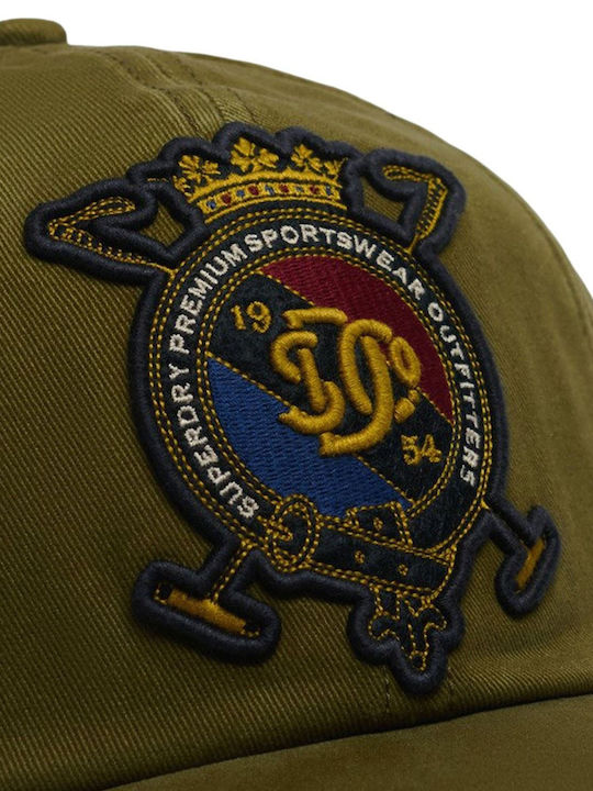 Superdry W D3 Vintage Crest Baseball Cap Y9011031a-khn Khaki