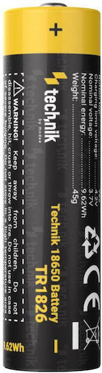 Technik Επαναφορτιζόμενη Μπαταρία 18650 2600mAh 3.7V