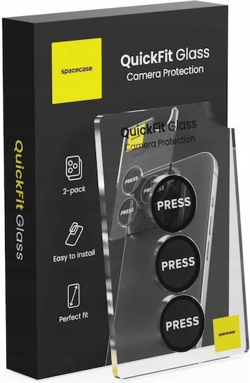 Spacecase Quickfit Προστασία Κάμερας Tempered Glass Μαύρο για το Galaxy S26
